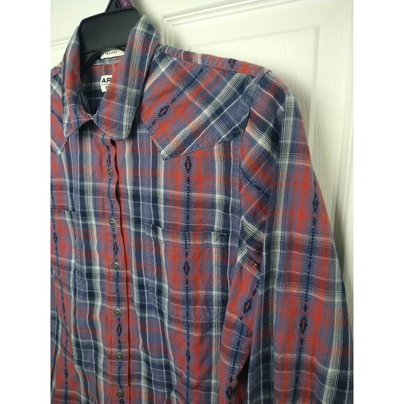 Ariat Real Billie Woman's L Long Sleeve Western Collared Button Shirt - Picture 2 of 9